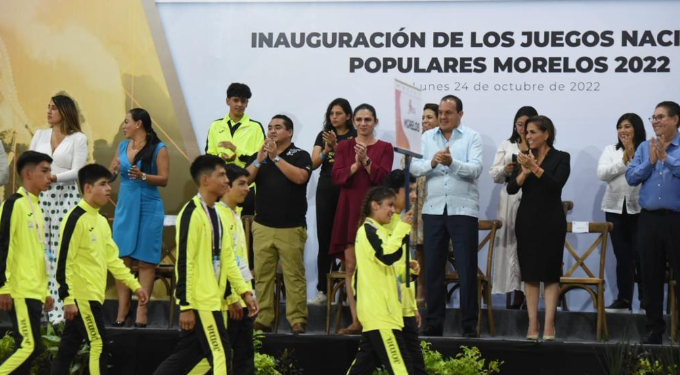 Acompaña Mara Lezama a deportistas quintanarroenses en los Juegos Nacionales Populares 2022