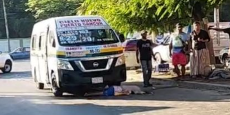 Muere mujer tras ser atropellada en la SMZ 103 de Cancún