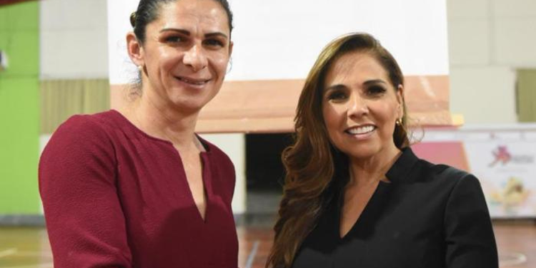 Acuerdan Mara Lezama y Ana Gabriela Guevara sumar esfuerzos para impulsar el deporte en Quintana Roo