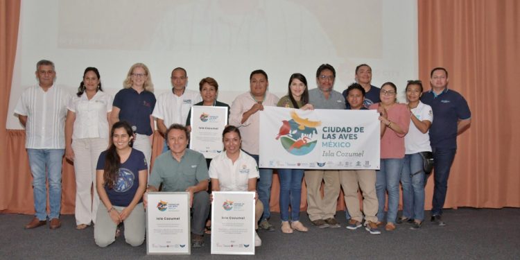 Cozumel es nombrada como la primera “Ciudad de las Aves” en Latinoamérica
