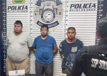 Aseguran a sujetos tras operativo por presunto homicidio de una mujer en Playa del Carmen