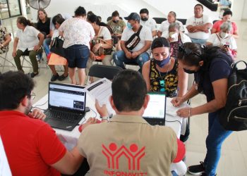 Emprenden feria de Infonavit en Palacio Municipal de Cancún