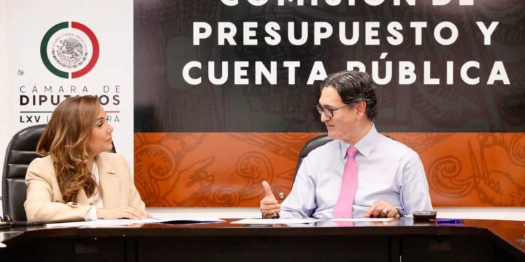 Gestiona Mara Lezama recursos para proyectos de infraestructura