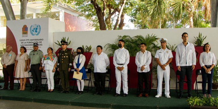 Gobierno de Quintana Roo conmemora fundación de la ONU