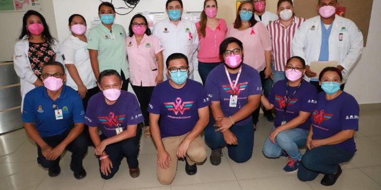 Arranca la campaña “Isleñas contra el Cáncer de Mama” en Isla Mujeres