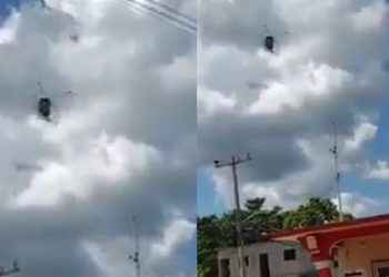 Desplome de helicóptero de la Marina en Tabasco deja tres muertos y dos heridos