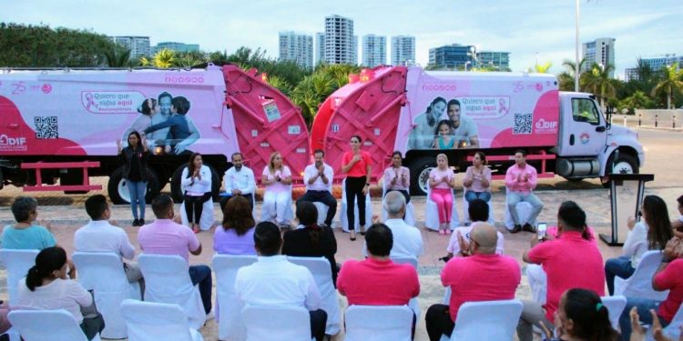 Cancún rosa con red ambiental