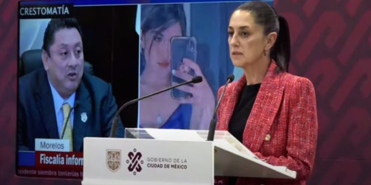 La jefa de Gobierno de la Ciudad de México acusó al fiscal de Morelos por posible encubrimiento con el presunto Feminicida de Ariadna Fernanda