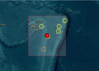 Sacude terremoto de magnitud 7 las aguas de Fiyi y Tonga