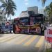 Activistas bloquean el boulevard Kukulcán de Cancún
