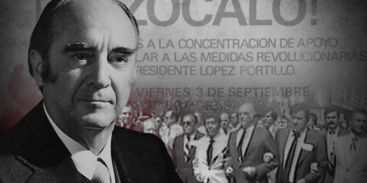 El día que el pueblo de México acudió a la marcha al Zócalo para apoyar a López Portillo