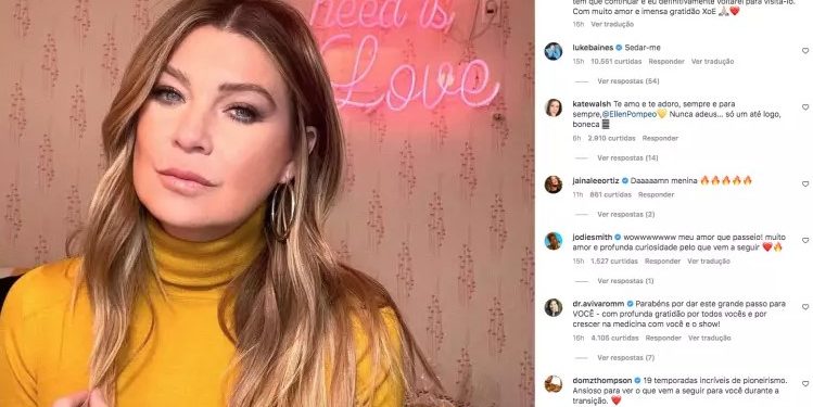 Ellen Pompeo anunció su salida de ‘Grey’s Anatomy’