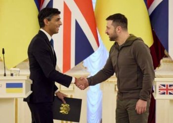 Rishi Sunak y Volodimir Zelenski tuvieron su primera reunión bilateral en medio de la guerra con Rusia