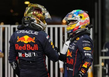 El piloto mexicano, Sergio ‘Checo’ Pérez, reconoce el trabajo que hizo Max Verstappen por él en la calificación del Gran Premio de Abu Dhabi