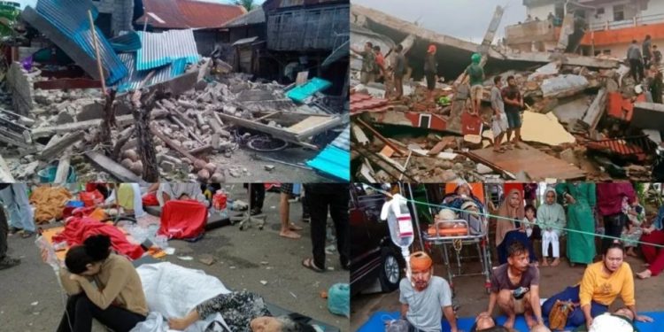 Un sismo de 5.6 de magnitud sacude a la isla de Java, Indonesia dejando al menos 162 muertos