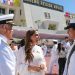 La gobernadora de Quintana Roo asiste a la celebración del Día de la Armada y entrega de condecoraciones por años ininterrumpidos de servicio