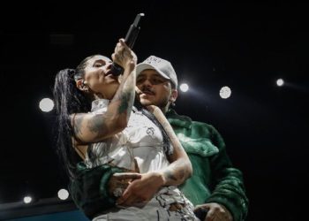 Christian Nodal y la rapera Cazzu se presentaron juntos por primera vez en Guadalajara