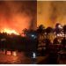 Incendio consume al menos dos hoteles y un restaurante en la Isla de Holbox