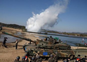 Se disparan misiles Corea del Norte y Corea del Sur