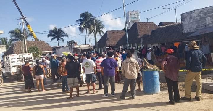 Suspenden trabajos de la CFE en Holbox