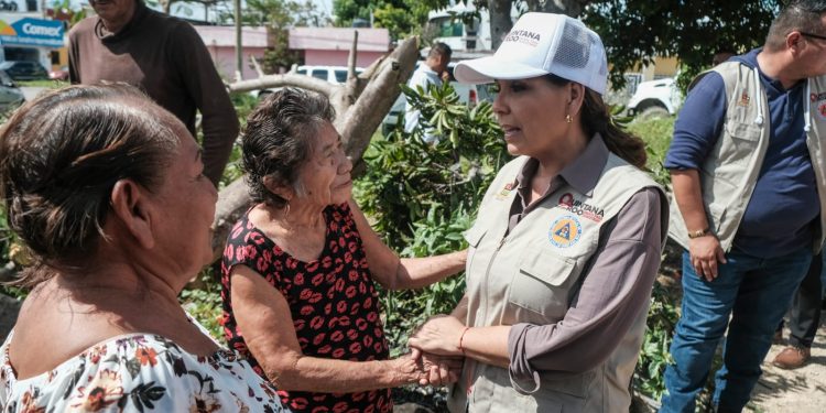 Atención inmediata a zonas vulnerables evitó inundaciones: Mara Lezama