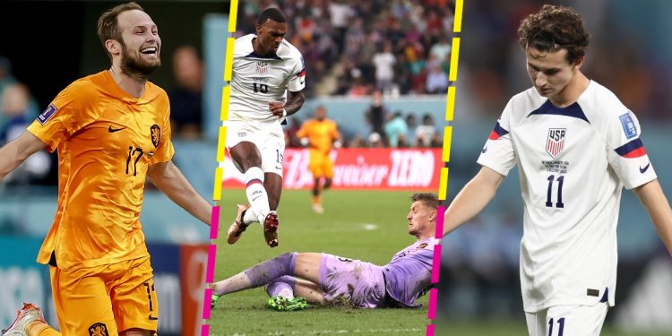 Países Bajos elimina a EU con un contundente 3-1 en Qatar 2022