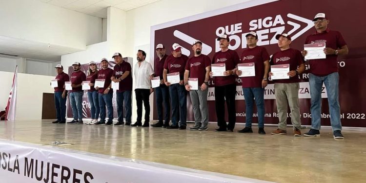 Quintana Roo quiere que siga López, toman protesta a Comité Estatal
