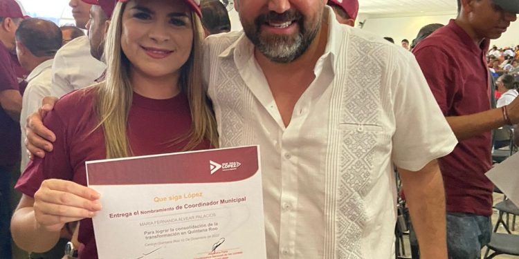 María Fernanda Alvear es nombrada coordinadora en Puerto Morelos de «QUE SIGA LÓPEZ»