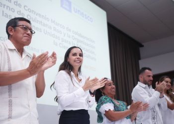 Firman en Benito Juárez convenio entre Gobierno de Quintana Roo y la UNESCO