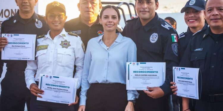 En Cancún reforzamos la profesionalización de elementos policiacos: Ana Patricia Peralta