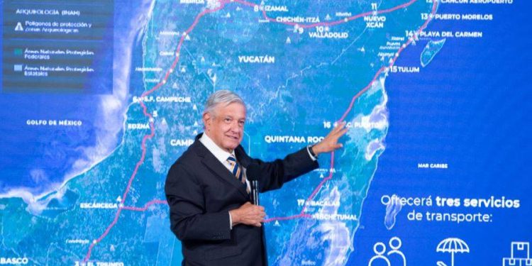 López Obrador anunció que las pruebas del Tren Maya iniciarán de Mérida a Cancún en julio de 2023