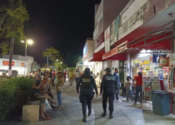 Policía refuerza seguridad para prevenir delitos en fiestas de Año Nuevo en Chetumal