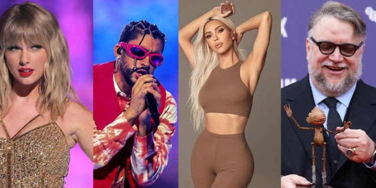 Kim Kardashian, Del Toro, Taylor Swift y Bad Bunny están entre los 500 lideres del mundo audiovisual