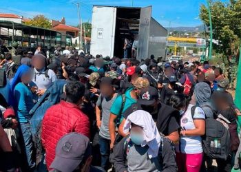 INM aseguro 269 migrantes en Chiapa de Corzo, Chiapas