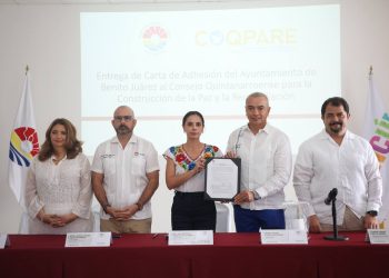 BJ, es el primer municipio en adherirse al consejo Quintanarroense para la construcción de la paz y la reconciliación