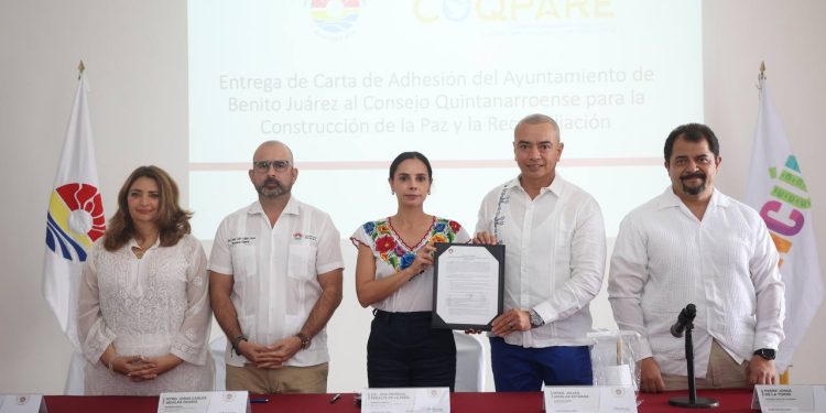 BJ, es el primer municipio en adherirse al consejo Quintanarroense para la construcción de la paz y la reconciliación