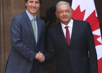 López Obrador y Justin Trudeau sostuvieron una reunión bilateral en la que destacaron el impulso a las inversiones