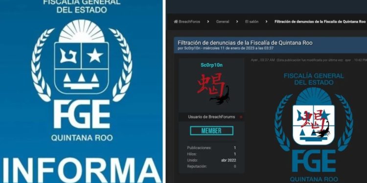 FGR de Quintana Roo informó que inició la investigación tras el hackeo