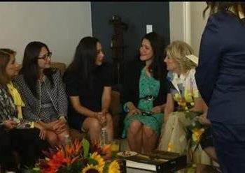 Comienza las actividades de la Primera dama Jill Biden con la plática “Empoderamiento femenino” dirigido a mujeres
