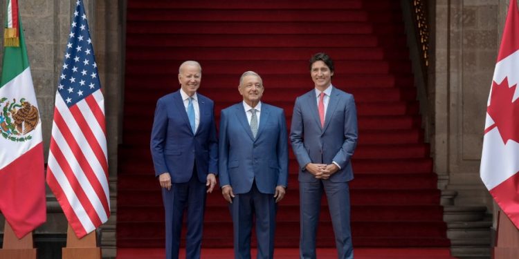 Inició la reunión trilateral correspondiente a la X Cumbre de Líderes de América del Norte