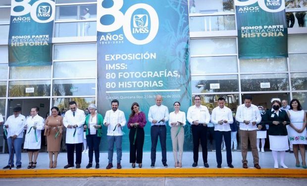 Inauguran autoridades gubernamentales y de salud exposición fotográfica del IMSS