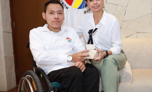 Recibe Ana Patricia Peralta «premio ciudad incluyente» otorgado al ayuntamiento de BJ