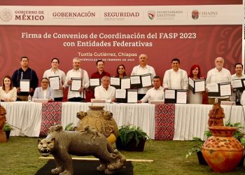 Logra Carlos Merino 249.4 mdp del FASP para reforzar seguridad en Tabasco