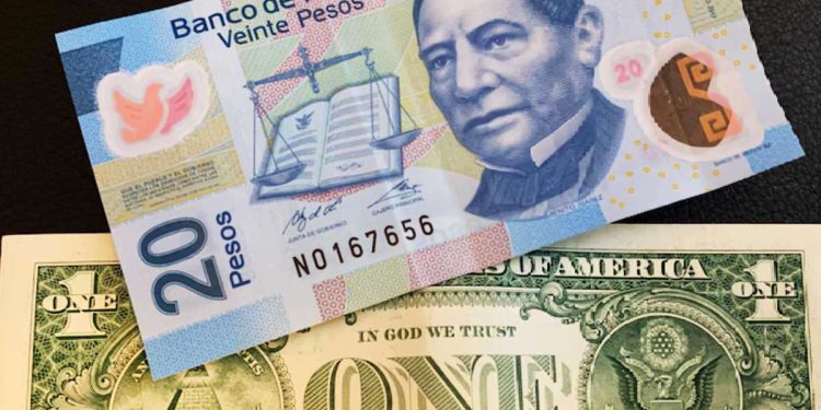 Dólar se elevó a 19.05, la subida más alta en la última semana