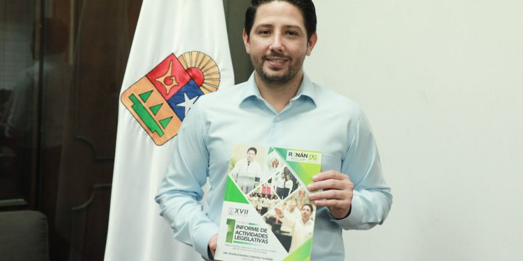 Presenta el diputado Renán Sánchez Tajonar su primer informe de actividades legislativas