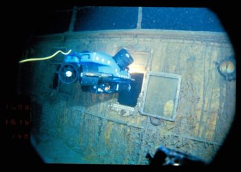 Muestran video inédito sobre el hallazgo de los restos del Titanic