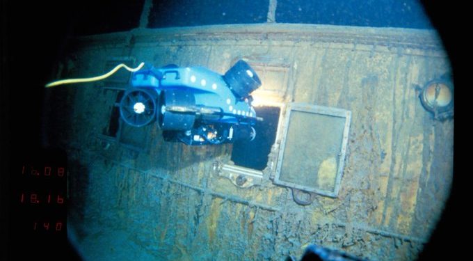 Muestran video inédito sobre el hallazgo de los restos del Titanic