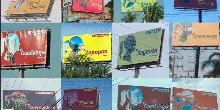 34 mil pesos pagaron diputados de Morena por cada espectacular de Sheinbaum