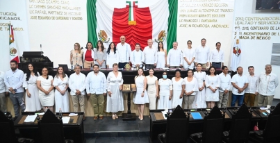 Atestigua Gobernador Merino reinicio de trabajos legislativos