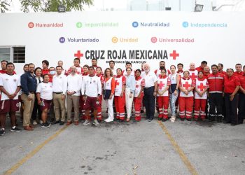 Ayuntamiento y Cruz Roja Mexicana Cancún fortalecen lazos de unidad